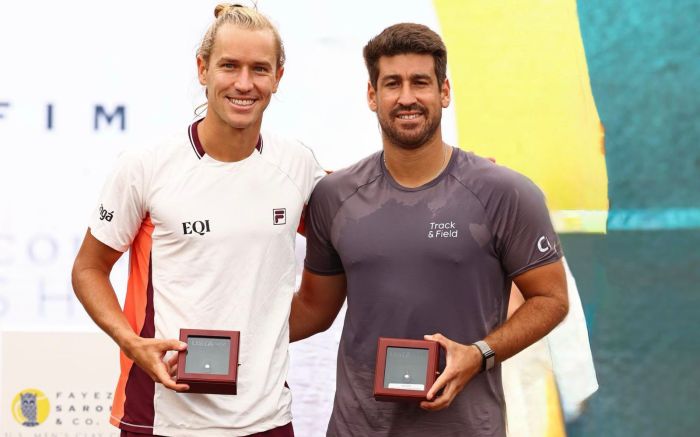 Matos e Luz voltaram ao top 8 do ranking mundial de duplas (Foto: @mensclaycourt)
