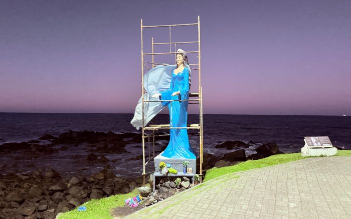 Obra da orixá foi construída nos anos 90 pelo escultor José Cristóvão Batista