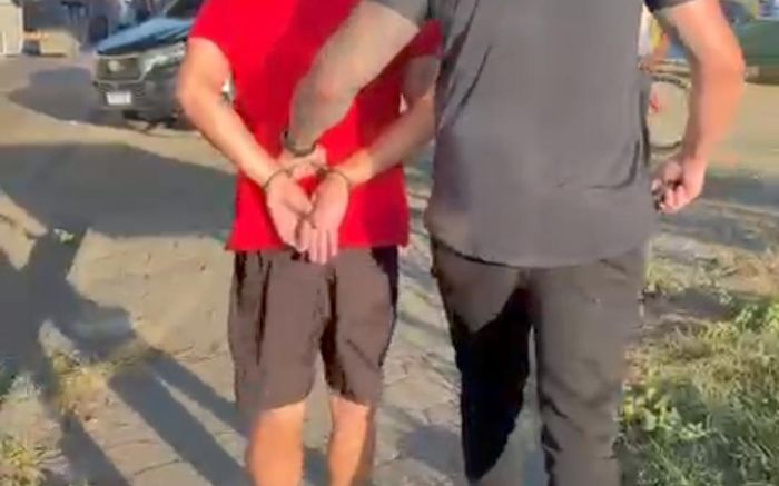 Ele foi detido enquanto tentava fugir para Blumenau após matar a companheira no domingo