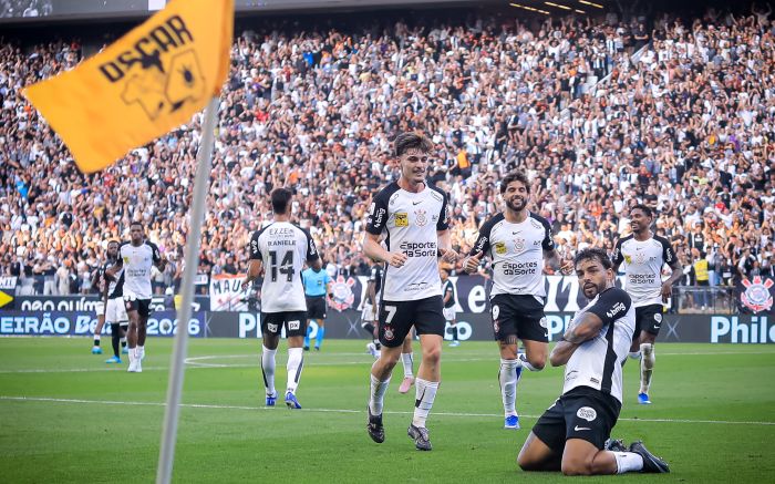Matheus Bidu marcou o gol da vitória do Timão por 1 a 0 em São Paulo