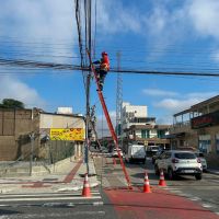 Cosip retira 600 quilos de fios das ruas de BC
