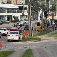 Semasa muda horário de obra após filas gigantes na Osvaldo Reis