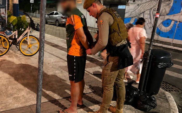Sistema identificou suspeito em tempo real