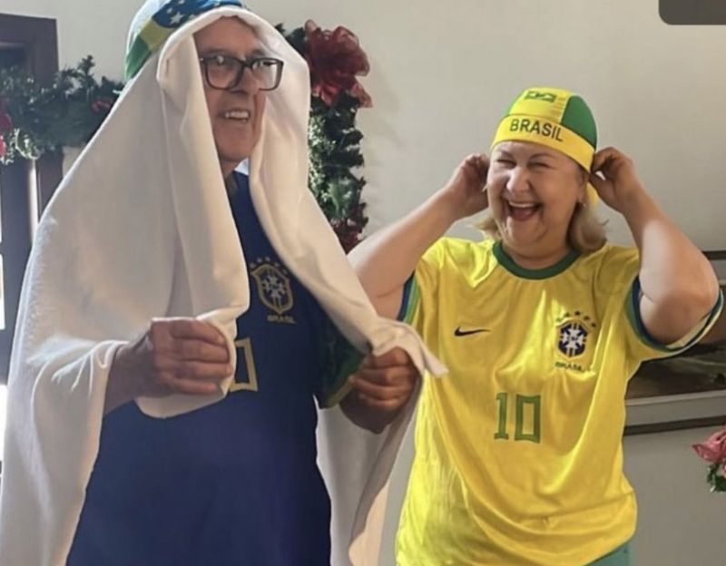 Silvio e Eliane Gugelmin acompanham os jogos por aqui junto com filhas, genros e netos