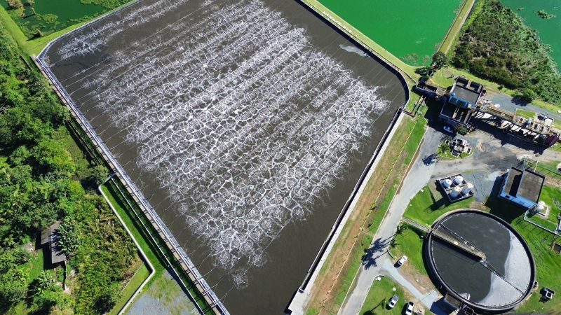 Com a lagoa de aeração operando a 100%, Emasa acaba com cheiro no tratamento de esgoto e marcha para recobrar eficiência máxima. Enquanto isso, a CPI politiqueira... (foto: divulgação)