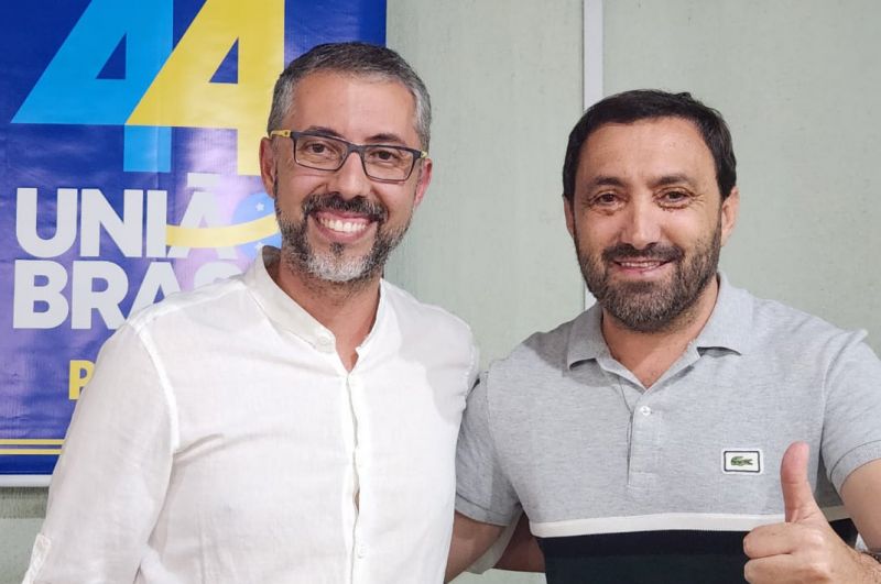 O Felipinho (UB) pode estar junto do Evandro dos Navegantes (PSD) na disputa da prefa de Penha  (foto: divulgação)