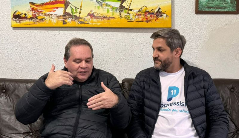 O pré-candidato a vereador de BC, Dudu Mafra (PP), fez uma visita de cortesia ao socadinho escriba (foto: divulgação)