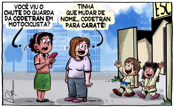 Chute guarda da Codetran