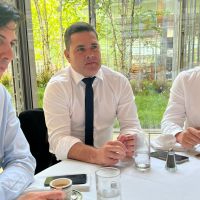 Prefeitos da região em reunião com banco BTG nos States