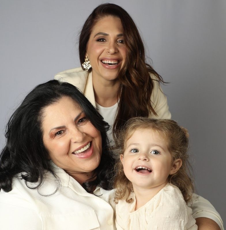 Márcia, Gabi e Alice Gnaspini