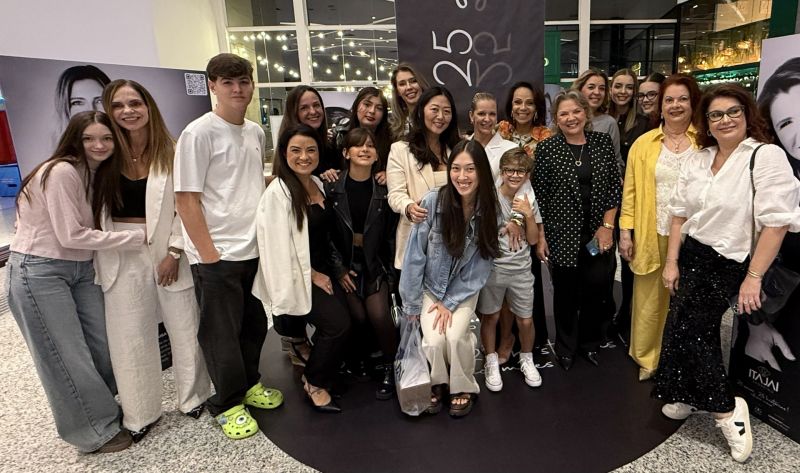 Algumas das protagonistas da exposição