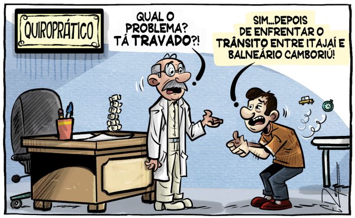 Trânsito entre Itajaí e Balneário Camboriú