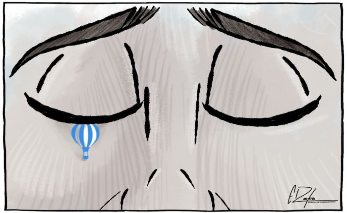Acidente com balão