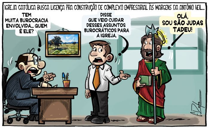 Igreja católica busca licença pra construir de complexo empresarial