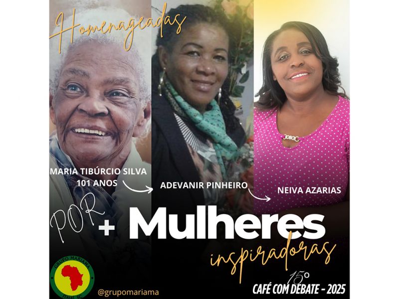 15º Café com Debate, alusivo ao Dia Internacional da Mulher Negra. O evento reúne anualmente mais de 150 mulheres e este ano serão homenageadas mulheres negras que fizeram história em Itajaí, entre elas uma senhora de 101 anos. Dia 20, no Rotary Club Itajaí Porta do Vale