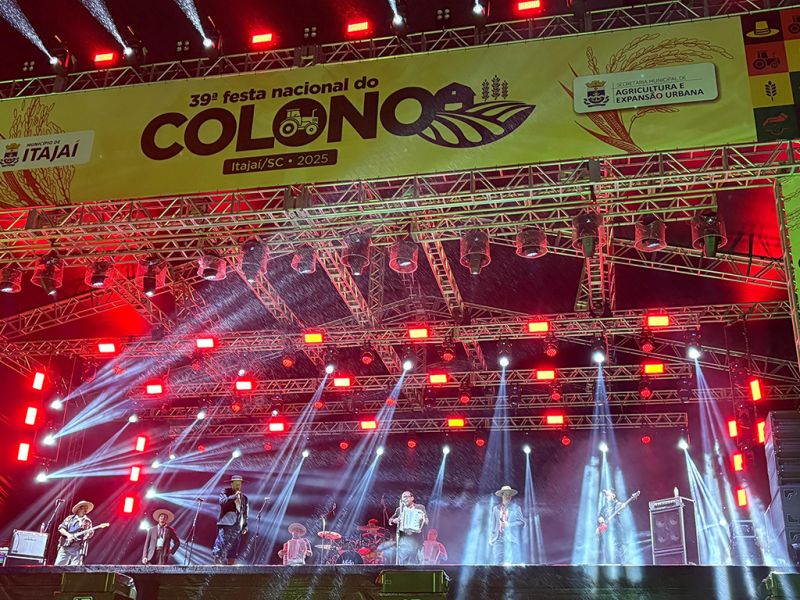 A Festa Nacional do Colono vai até domingo. Bora lá? (foto: Divulgação/PMI)