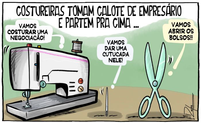 Costureiras tomam calote de empresário