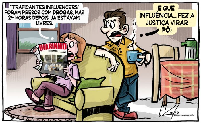 Traficantes influencers" presos com 200 kg de drogas se livram da prisão