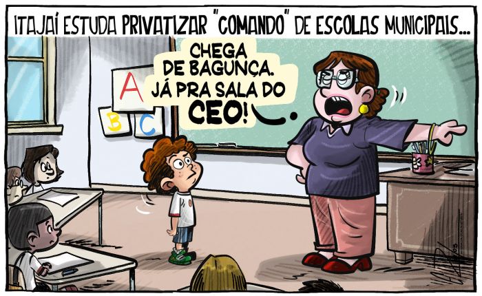 Itajaí estuda privatizar “comando” de escolas municipais