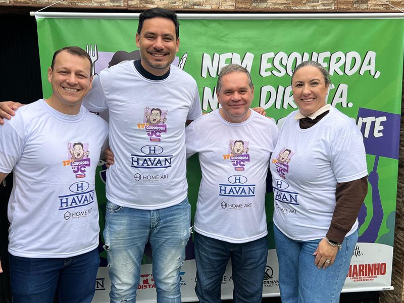 Todo mundo na Gororoba! Vereador de BC, Anderson dos Santos (PL), com seus assessores Marcelo e Katiany