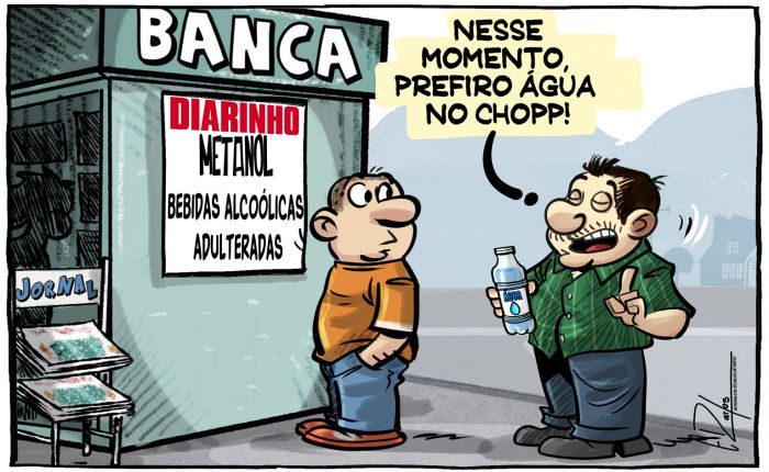 Bebidas alcoólicas contaminadas por metanol
