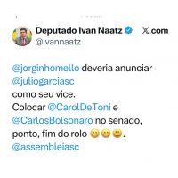 Júlio Garcia será vice de Jorginho?