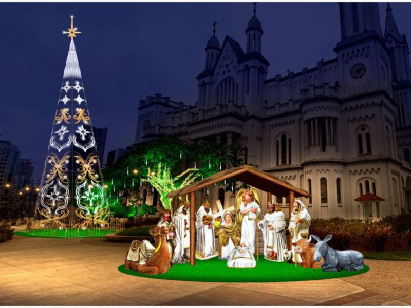 O Natal e Ano Novo voltam com tudo na city pexêra, em um evento “descentralizado” por toda Itajaí