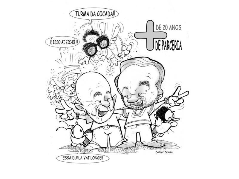 Lá se vão 20 anos de amizade entre o Dalmir e JC, sempre lembrando dos saudosos Dalmo Vieira e Tito Arruda (Dalmir Souza)