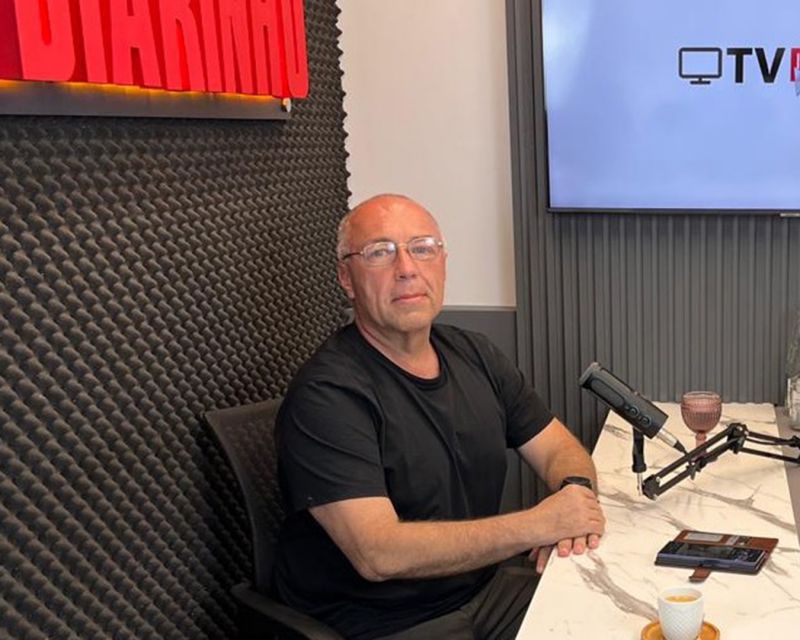 Leia na edição impressa e no DIARINHO.net. O novo secretário de Segurança de BC, Araújo Gomes, participou do Diz aí! sob o comando da jornalista Fran Marcon, com a participação do JC (foto: divulgação)