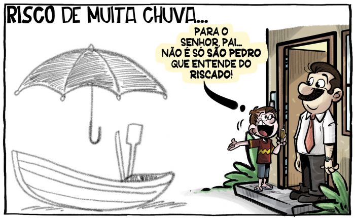 E se faço chover, com Riscos...