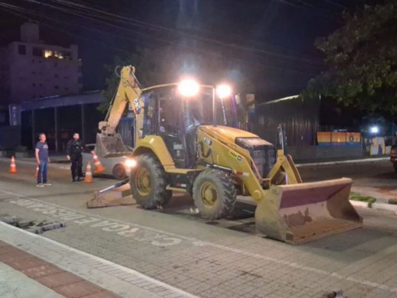 O salvamento do cão Marrom, cego e idoso, retirado de uma galeria, emocionou