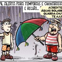 Alerta de temporais e chuvarada em Itajaí e região