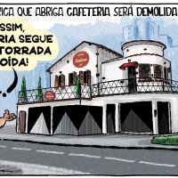 Casa histórica que abriga cafeteria será demolida no centro