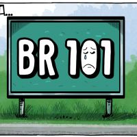 Atenção à rodovia