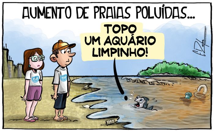 Ambientalistas criticam o aumento de praias poluídas