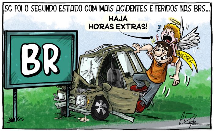 SC segundo estado com mais acidentes e feridos nas BRs em 2025