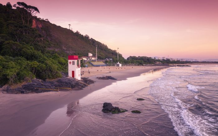 Atalaia em tons de rosa