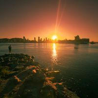 Entre o sol e o porto