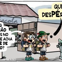 Escola no bairro Cidade Nova descarta pacotes de feijão dentro da validade no lixo