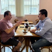 Léo Severino visita o JC