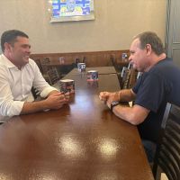 JC almoçou com o prefeito