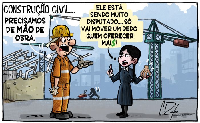 Falta de mão de obra na construção civil