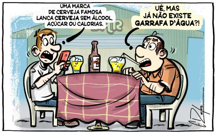 Cerveja sem álcool, açúcar ou calorias
