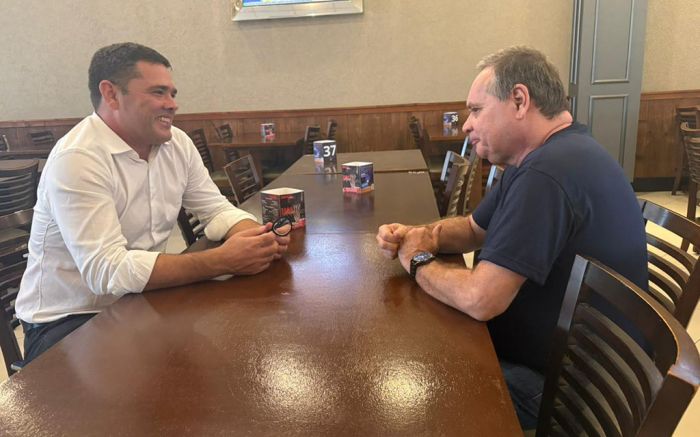 JC almoçou com o prefeito