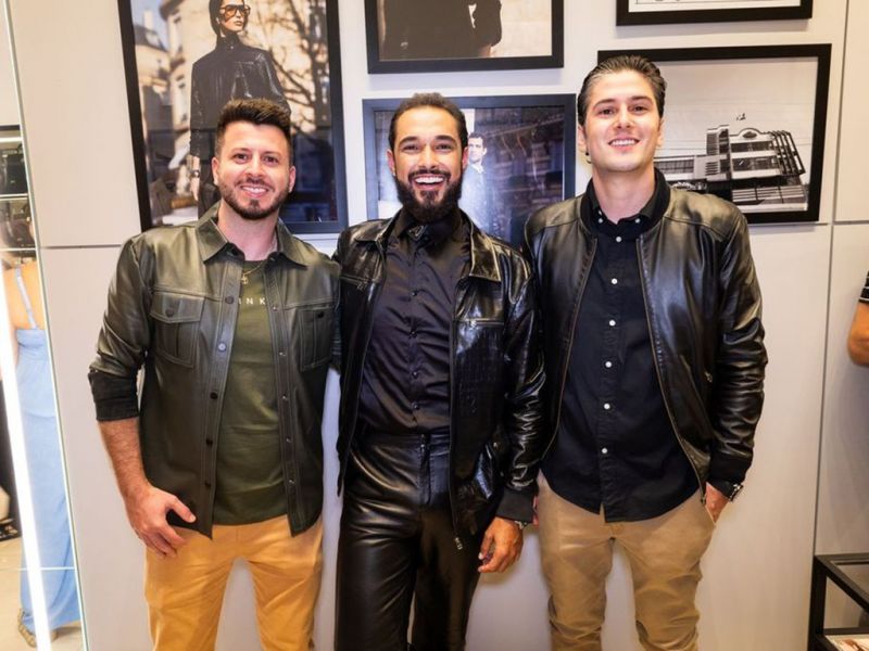 João Langaro, Evanoer Quadros e Rômulo Rodrigues