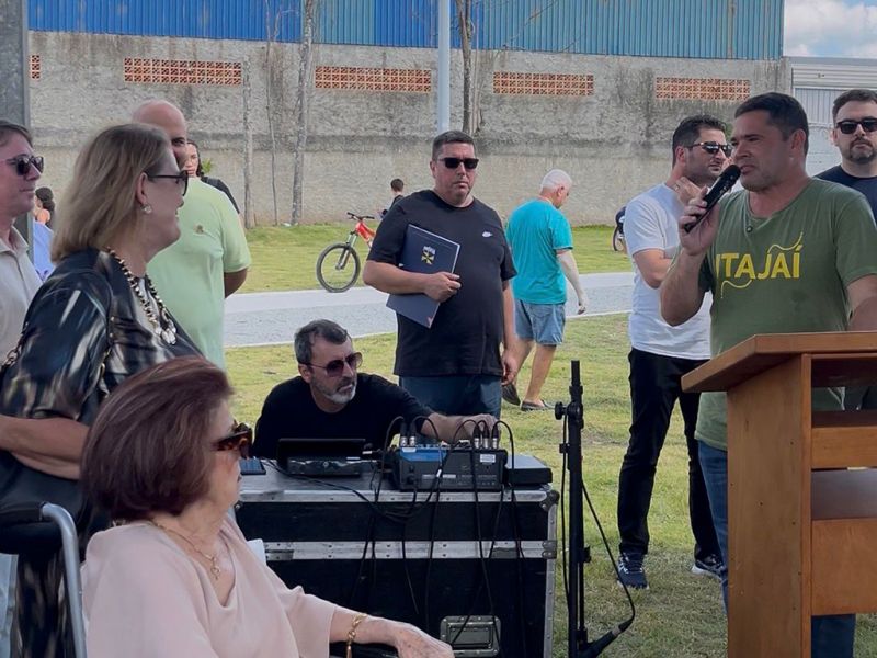 Merecido! A inauguração do Parque Noemi dos Santos Cruz fez jus ao cidadão, empresário e político de Itajaí