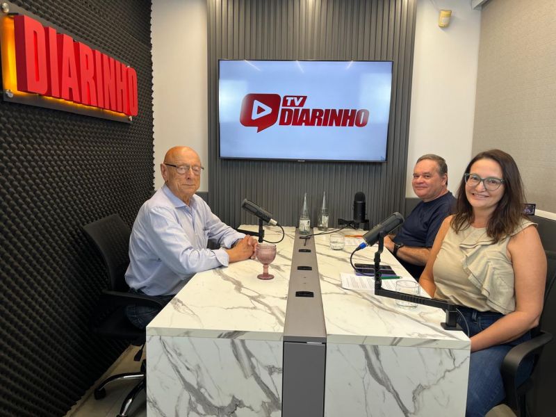 O senador turco-careca Esperidião Amin (PP) participou do Diz aí!, no DIARINHO. Assista no canal do jornal no YouTube e leia na edição do impresso do finde 