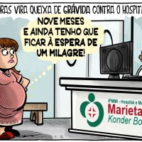 Queixa de grávida contra hospital Marieta