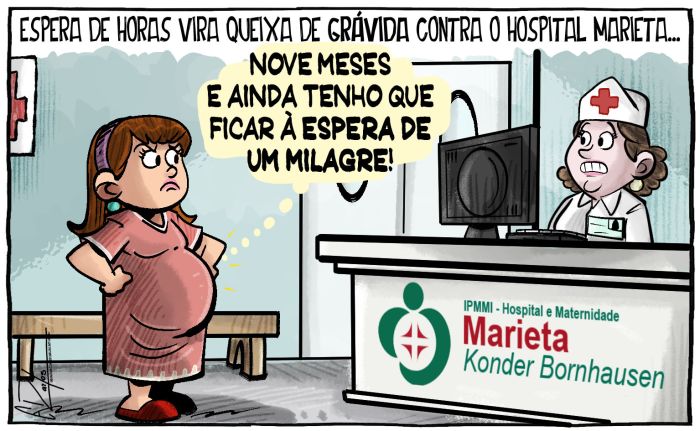 Queixa de grávida contra hospital Marieta