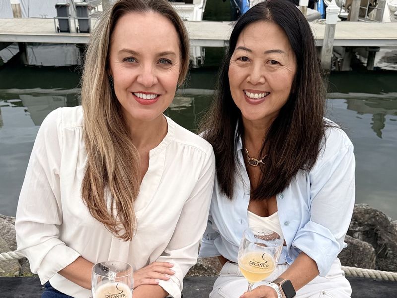 Patrícia Teixeira e Beth Yumoto
